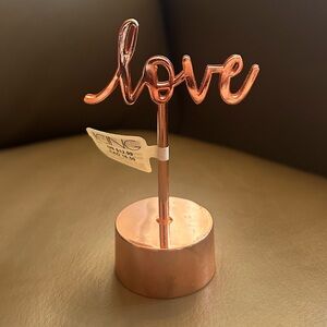 Rose 🫶Gold 'Love' Decorative Photo Stand